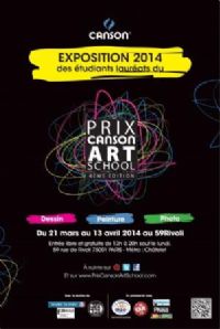 Les lauréats de la 4e édition du Prix Canson Art School s’exposent au cœur de Paris !. Du 21 mars au 13 avril 2014 à Paris01. Paris. 